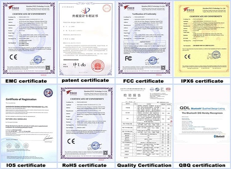 product-750-550 JXBT'S C ertifications